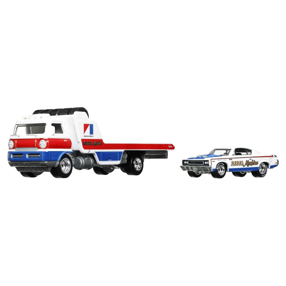 FLF56 HOT WHEEL GULF TEAM TRANSPORT ASST DINKEY A.I