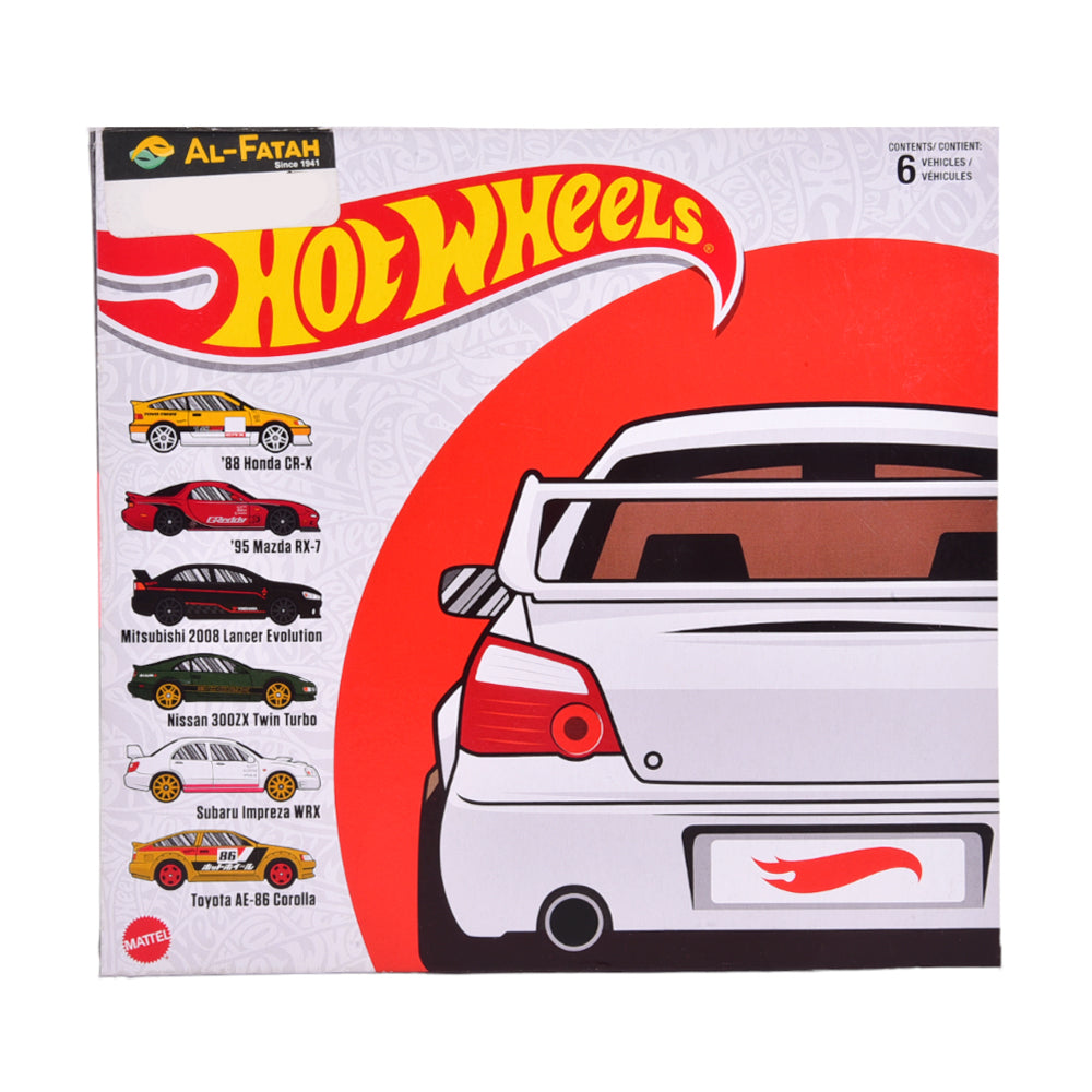 HDH50 HOT WHEEL 6PC DINKEY SET A.I