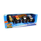 HLT73 HOT WHEEL MONSTER TRUCKS 4PC DINKEY SET A.I