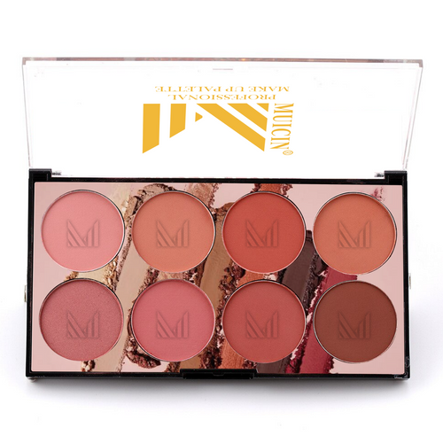 Muicin - 8 Colors Professional Blusher Palette