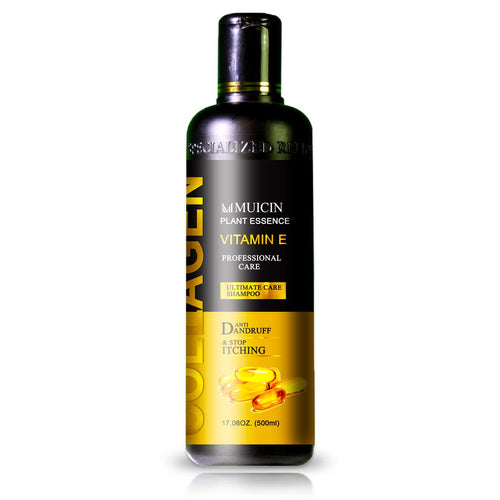Muicin - Vitamin E Collagen Ultimate Care Anti Dandruff & Anti Itching Shampoo - 500ml