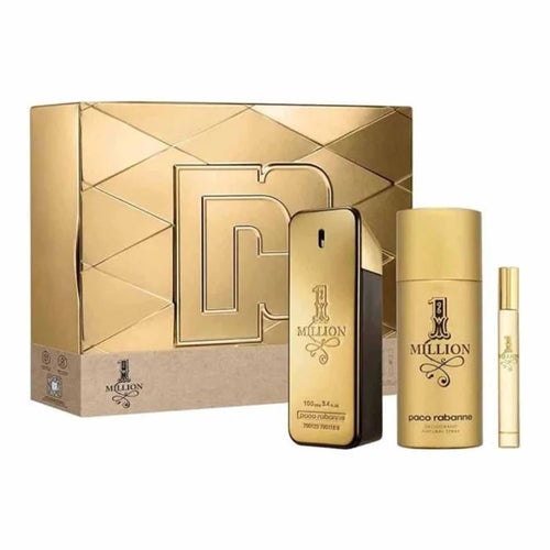 Paco 1 Million - Golden Oud Intense Men 3s Set (parfum 100ml+ Edt 10ml+ Deo150ml)