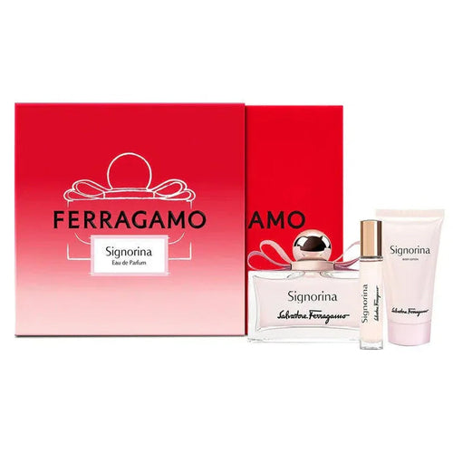 Ferragamo - Signorina Women Set 3s (edp 100ml+ Edp 10ml+ B/l 50ml)