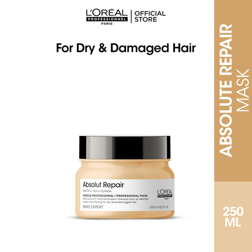 L'oreal Professionnel- Serie Expert Absolute Repair Mask 250 Ml - For Dry & Damaged Hair