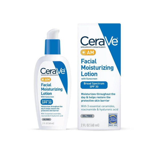 Cerave- Am Facial Moisturizing Lotion With Sunscreen, 60ml