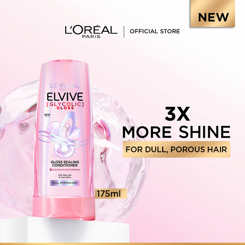 L'oreal Paris- Elvive Glycolic Gloss Conditioner 175ml
