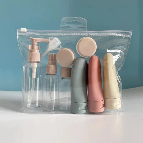 The Original - 11pcs Cosmetic Travel Refillable Bottle Set A