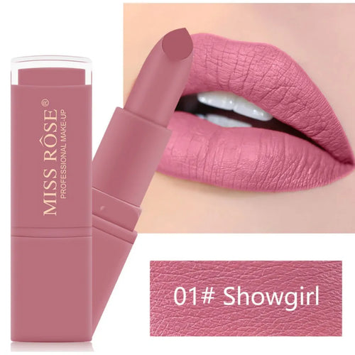 Miss Rose Lipstick Matte Waterproof Long-lasting Moisturizer Lip Stick 7301-022z2