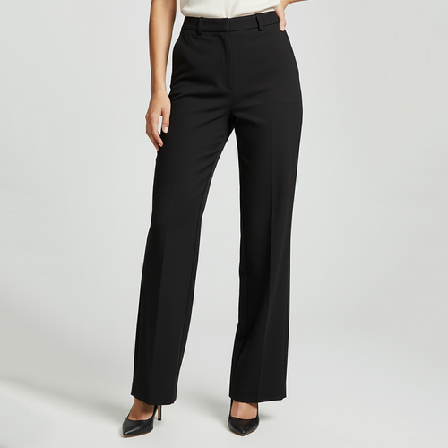 Vybe - Tailored Wide Leg Trousers - Black