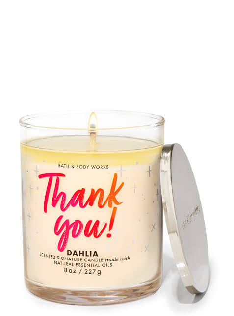 Bath & Body - Works Dahlia Single Wick Candles 226g