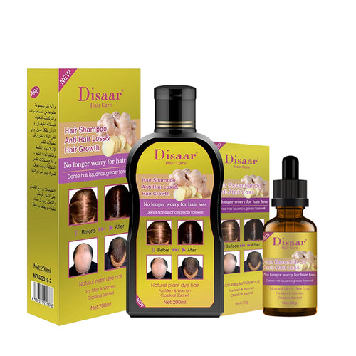 Disaar 2 In 1 Anti-hair Loss Shampoo & Hair Growth Essential Oil