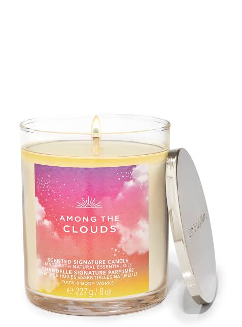 Bath & Body - Works Among The Clouds Single Wick Candles 226g