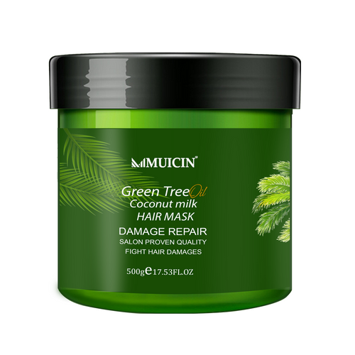Muicin - Green Tea & Coconut Milk Hair Keratin Protein Mask - 500g
