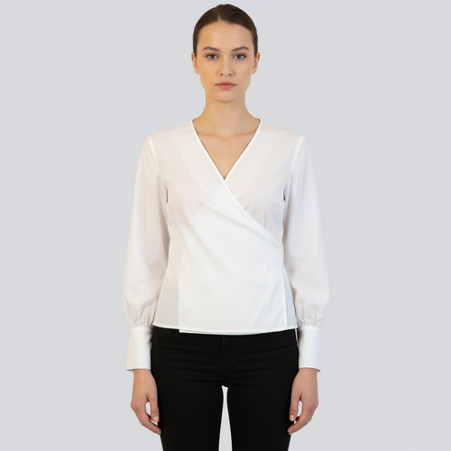 Vybe - Ladies Top V Neck - White