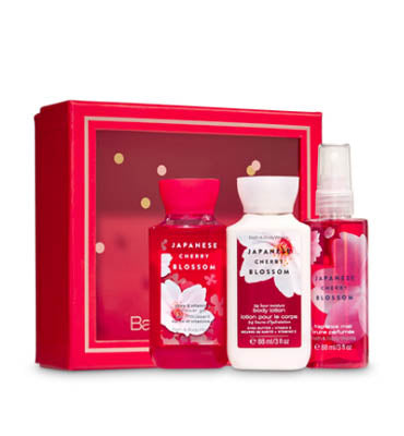 Bath & Body Works- Japanese Cherry Blossom Mini Box Gift Set