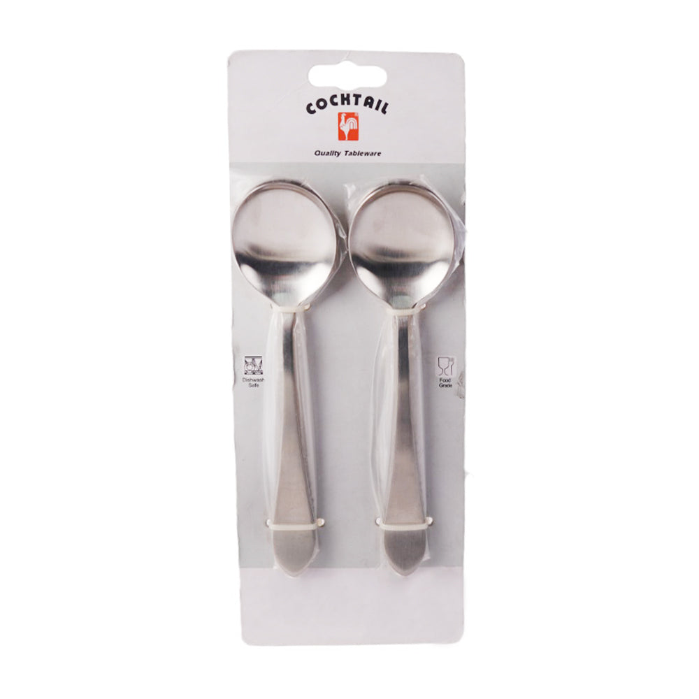 SOUP SPOON LARGE COCKTAIL RUBY 6 PC SET