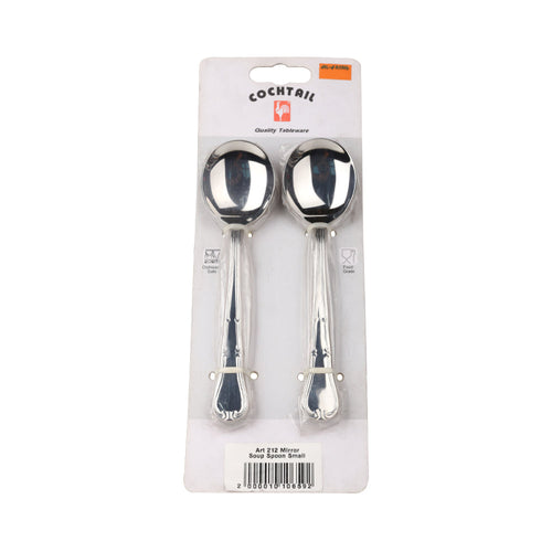 SOUP SPOON COCKTAIL SMALL 6PC SET 212 MIRROR