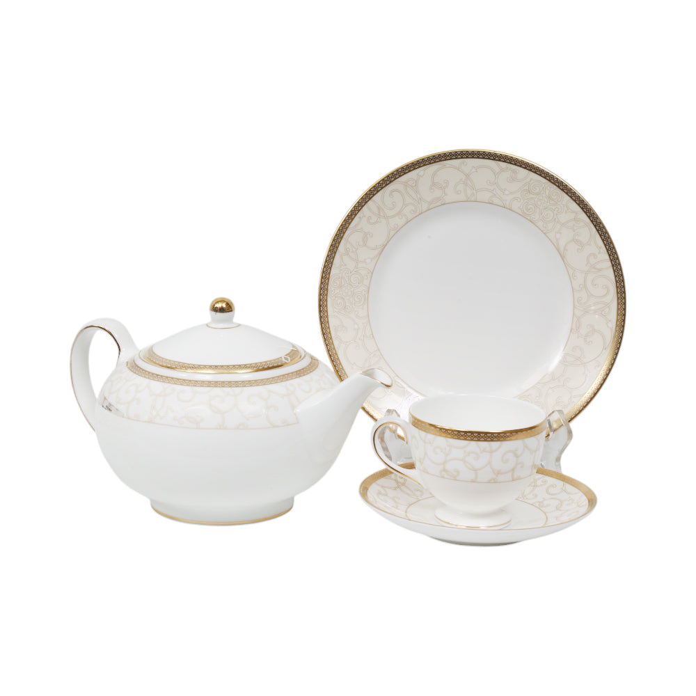 TEA SET WEDGWOOD 24PC CELESTIAL GOLD