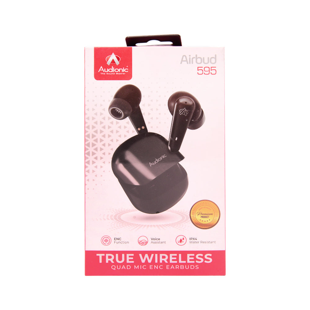 AUDIONIC EARBUDS AIRBUD 595 BLACK