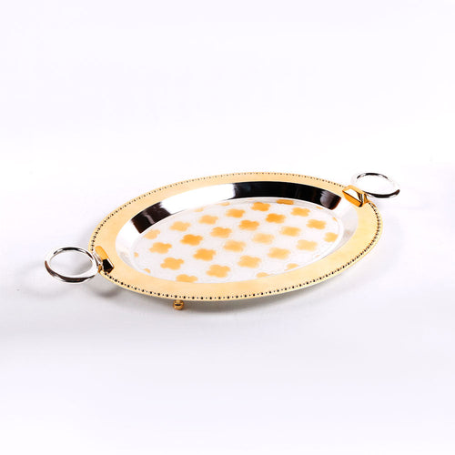 OPALINA TRAY SET STEEL 2PC 1719SGS2