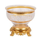 BOWL  CRYSTAL BRASS E8-B3026-1 JSA04-20