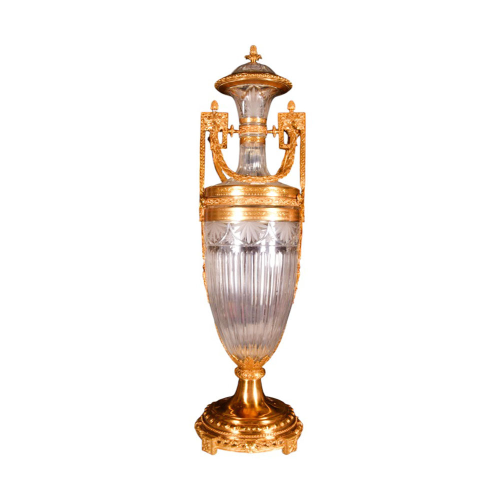 BOWL CANDY CRYSTAL BRASS H-J01-2001 JSC04-20