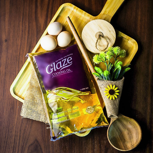 FF GLAZE COOKING OIL POUCH 1 LTR