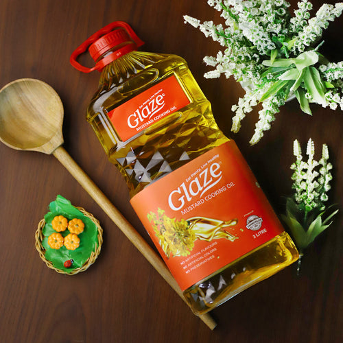 FF GLAZE MUSTARD COOKING OIL BOTTLE 3LTR