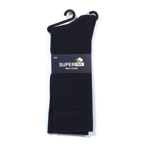 SUPER SOCKS PLAIN P1(NAVY)