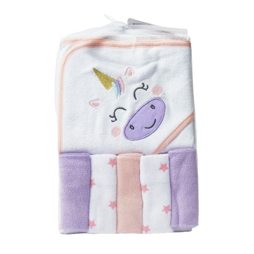 BABY BATH & FACE TOWEL WITH HOOD MW-19 05283