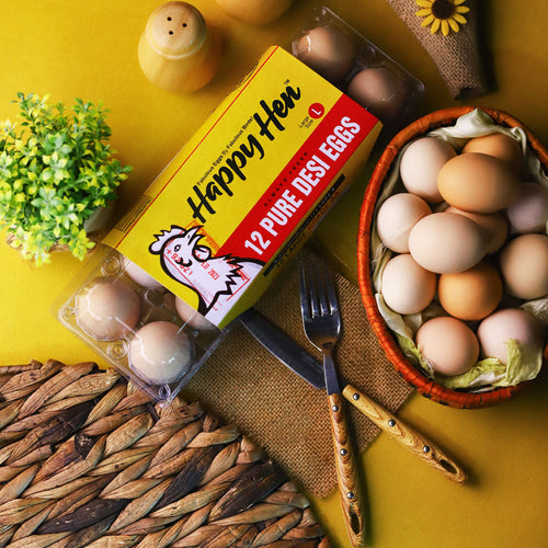 FF HAPPY HEN DESI EGGS 12 PCS