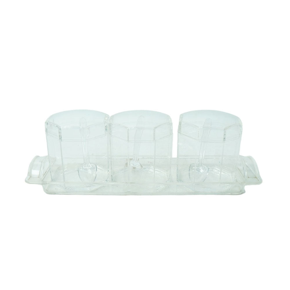 JAM POT SET 3PC ACRYLIC IR F2913