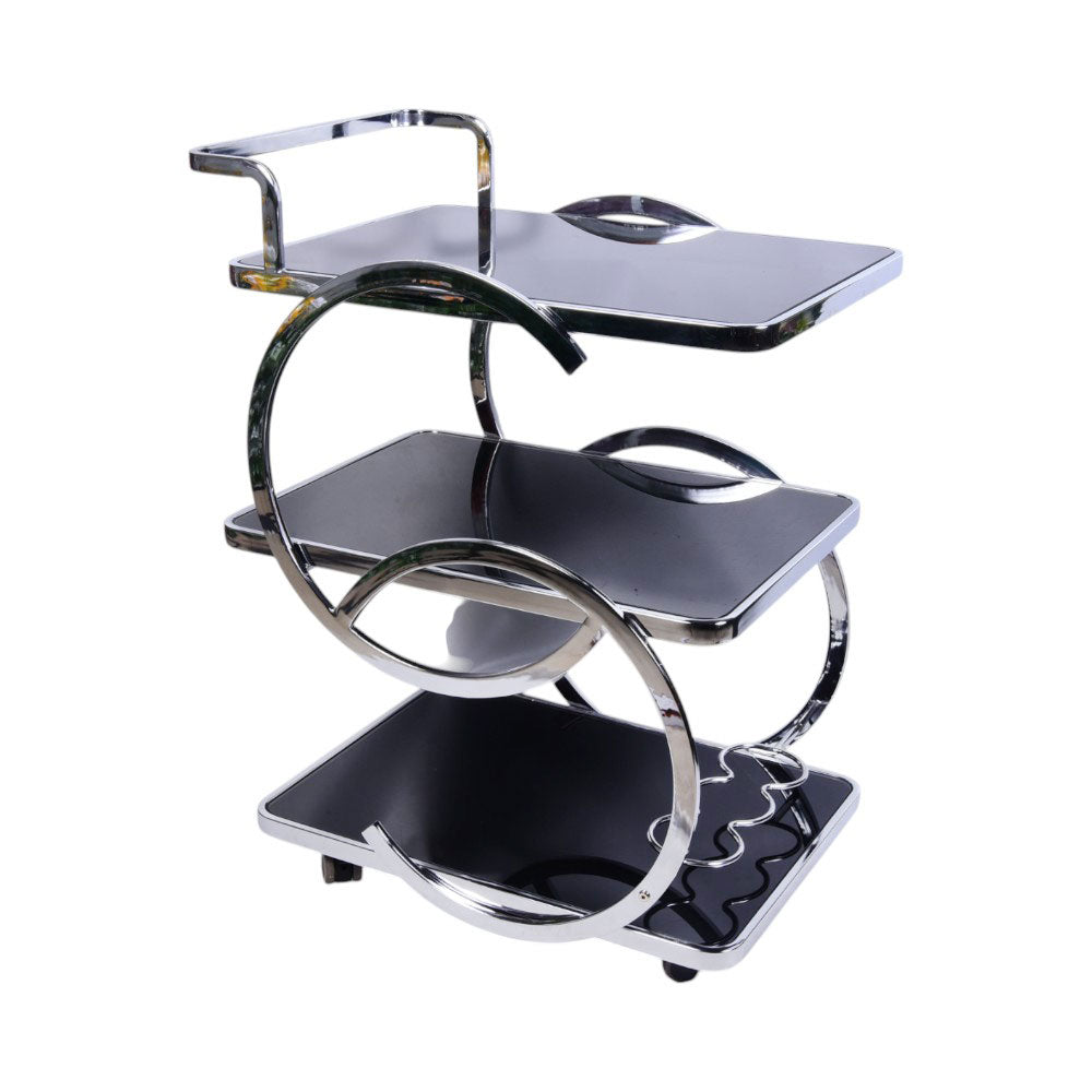TEA TROLLY IR D268 SILVER/WHITE