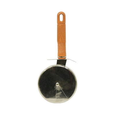 PIZZA CUTTER ROUND WOODEN HANDLE LARGE CC034W039