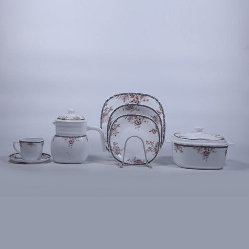 DINNER SET SQUARE MARBLE 72PC 2657