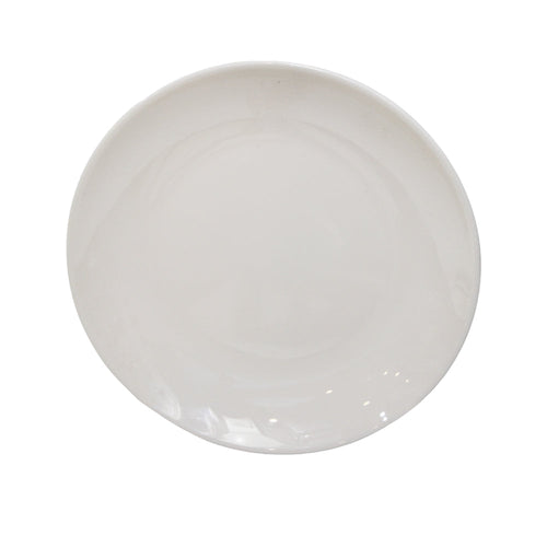 PLATE DEEP LARGE MOON PEARL WHITE