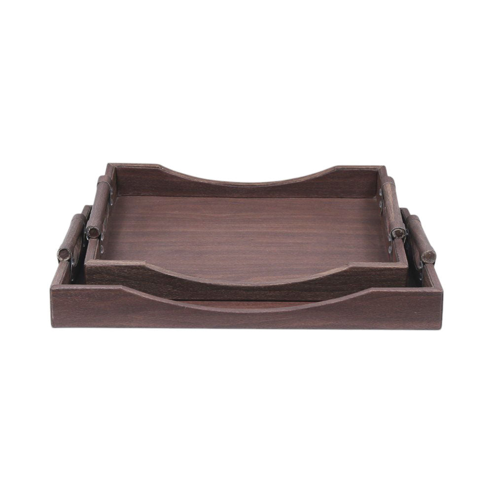 TRAY SET LEATHER 2PC XY2012