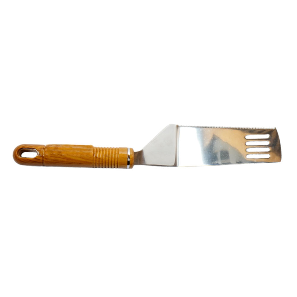 PIZZA CUTTER & LIFTER WOODEN HANDLE CC034W015