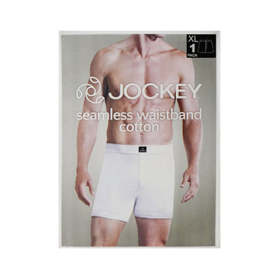 JOCKEY SEAMLESS WAISTBAND COTTON BOXER BLACK XL 1105