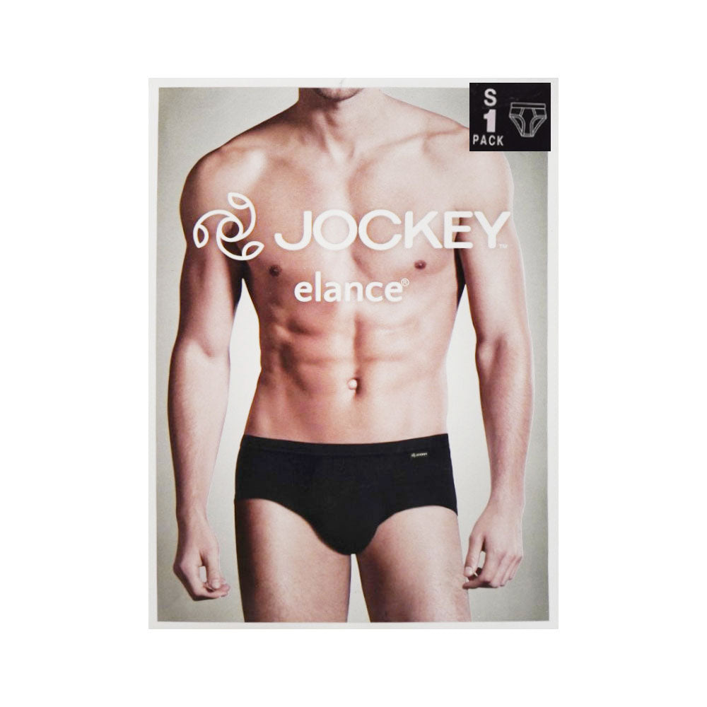 JOCKEY ELANCE WEDGE FLY BRIEF BLACK SMALL FJ1018