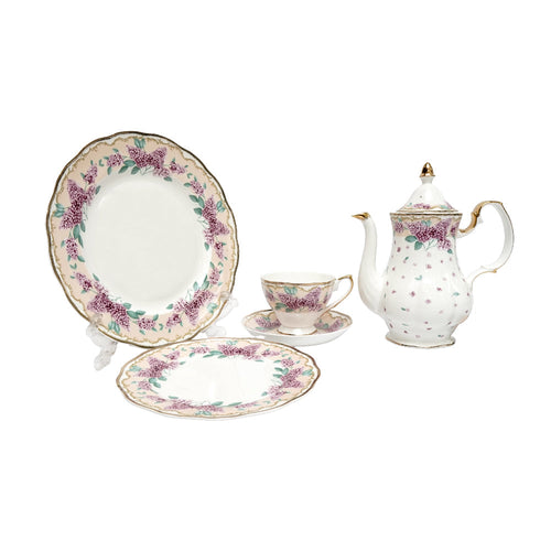 DINNER SET BONE CHINA 61PC KH05