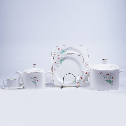 DINNER SET BONE CHINA 87PC TY002