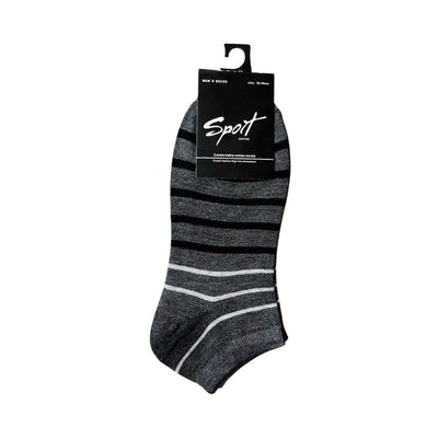 MEN ANKLE SOCKS P1 CHARCOAL SU-21