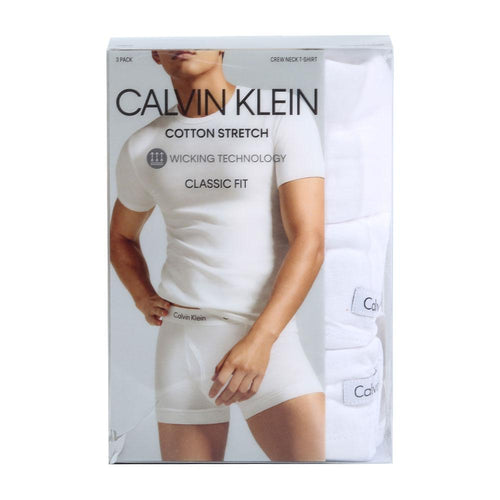 CK S/S CREW NECK UNDERSHIRT NB 2798901 WHT S IR 21