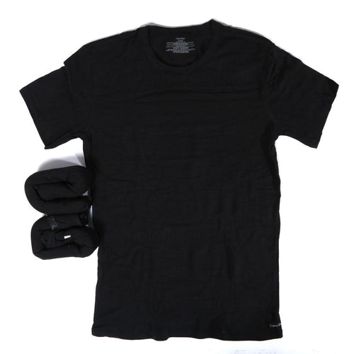 CK S/S CREW NECK UNDERSHIRT NB27989003 BLK S IR 21