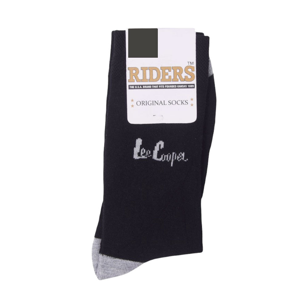 GENTS SOCKS BRANDED BLACK SU-21