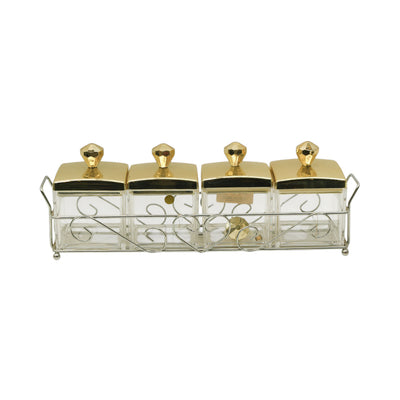 JAR SET 4PC ACRYLIC IR R32-R34