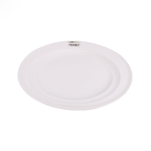 DISH PORCELAIN WHITE IR 14INCH G045