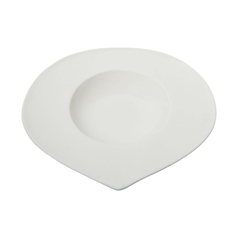 DISH PORCELAIN WHITE IR 12.5INCH G060