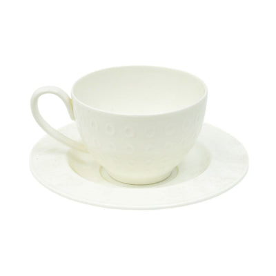 CUP N SAUCER WHITE IR 3044 (Pack of 6)